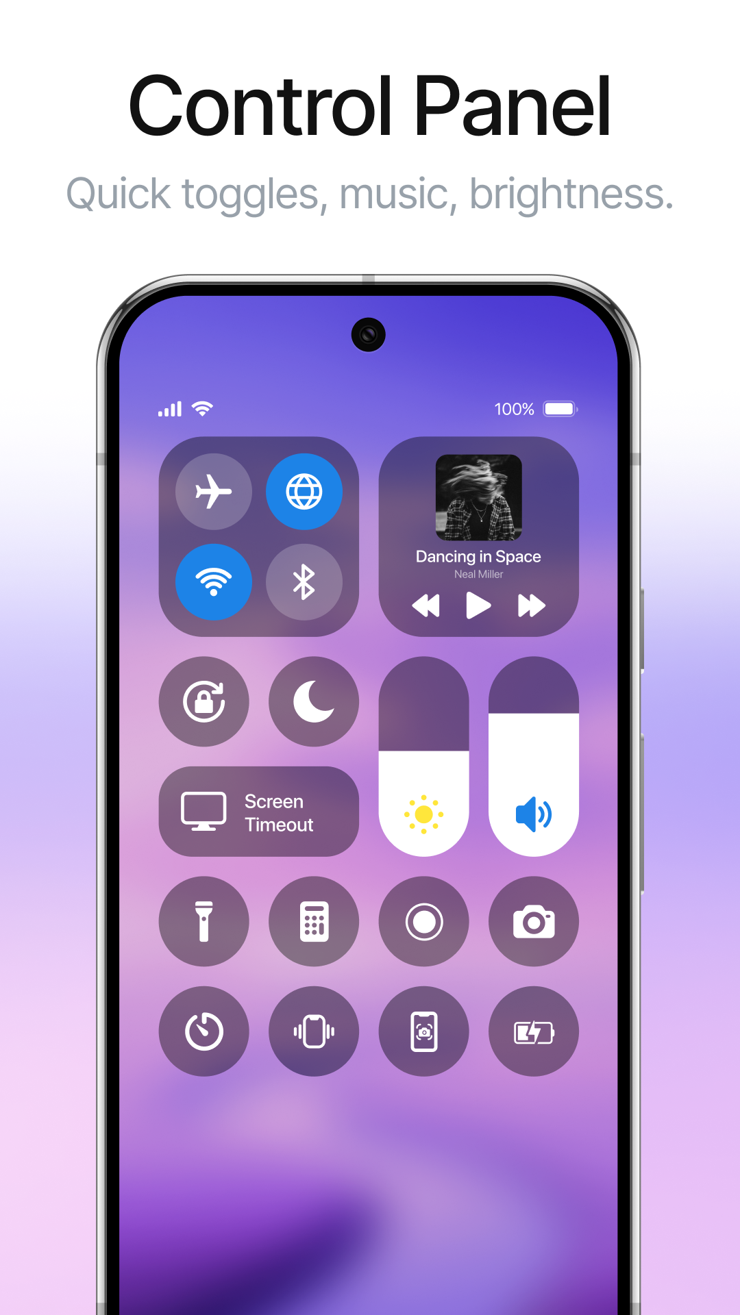 اسکرین شات 3 برنامه Control Center OS 26