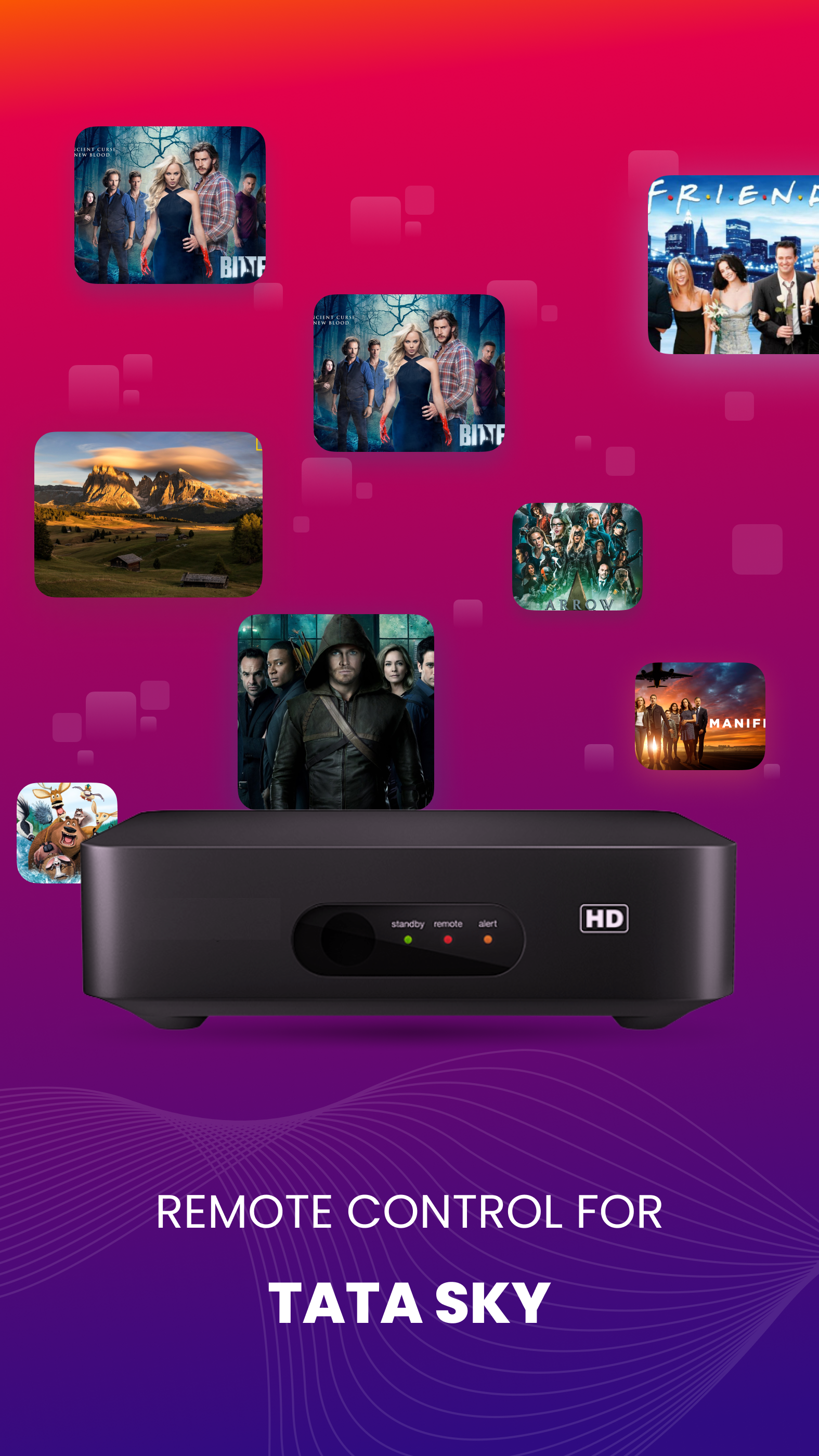 اسکرین شات 1 برنامه Remote Control for Tata Sky