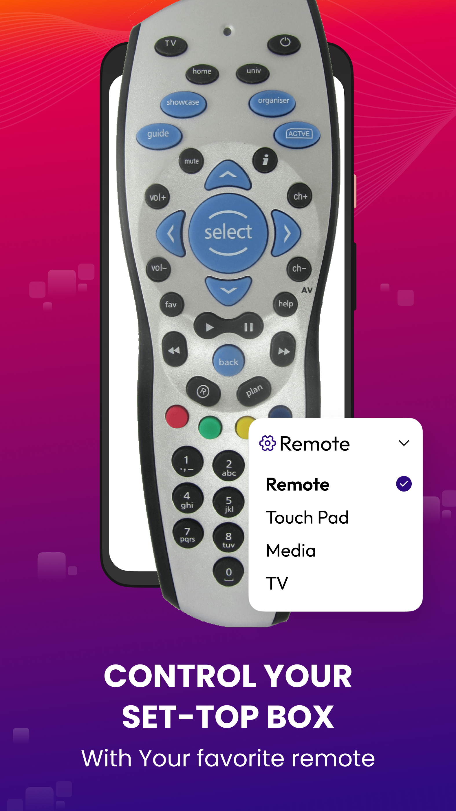 اسکرین شات 4 برنامه Remote Control for Tata Sky