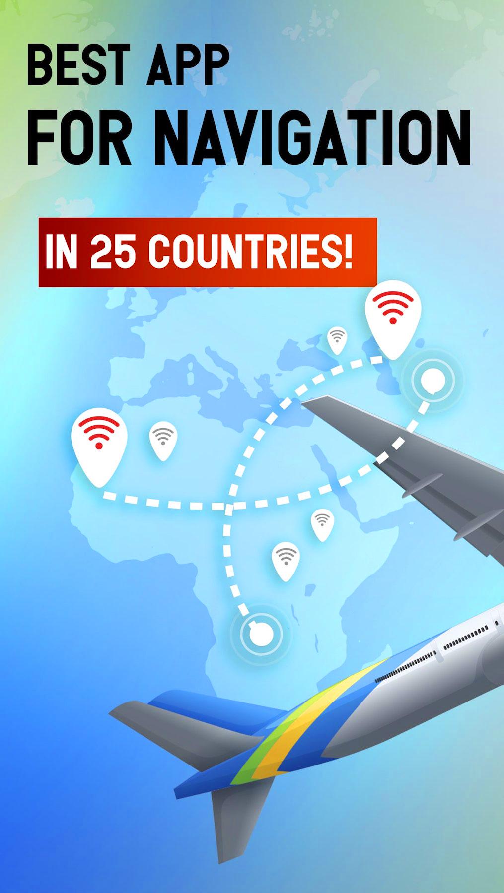 اسکرین شات 5 برنامه WiFi App: passwords, hotspots