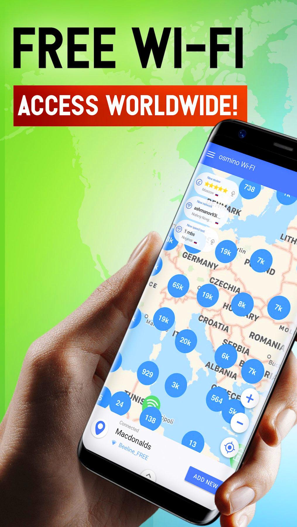 اسکرین شات 1 برنامه WiFi App: passwords, hotspots