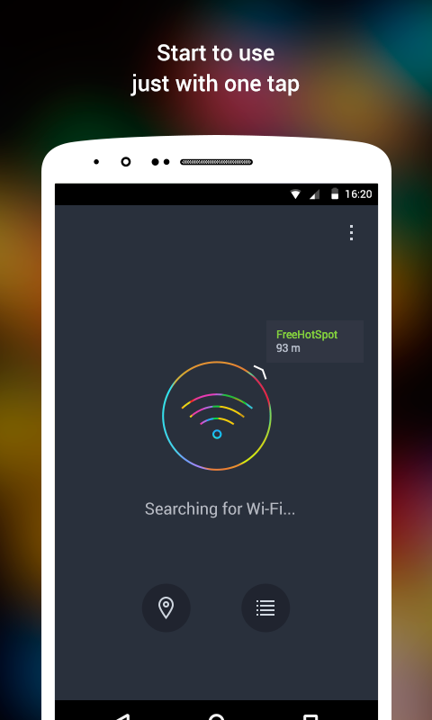 اسکرین شات 1 برنامه WiFi: passwords, hotspots