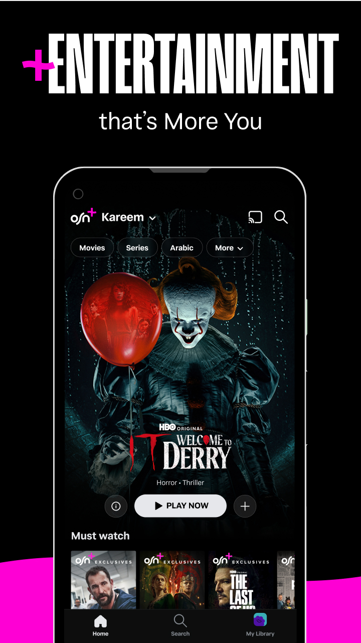 اسکرین شات 1 برنامه OSN+