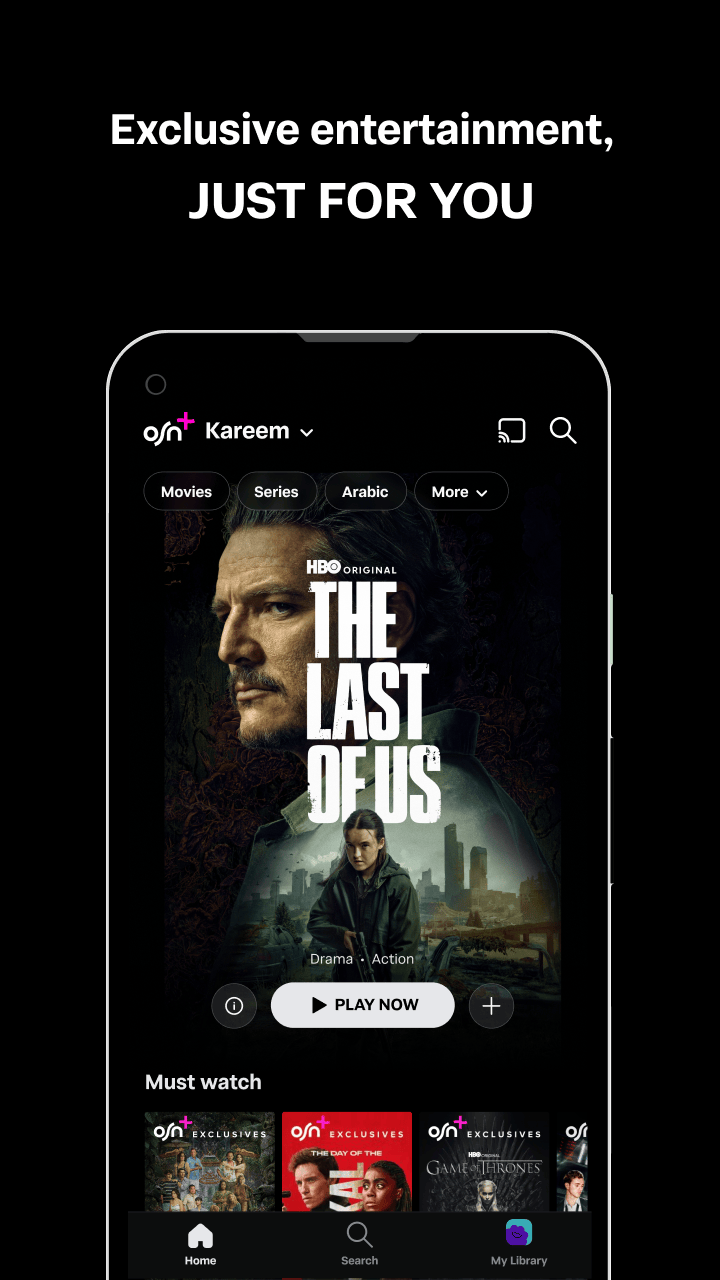 اسکرین شات 1 برنامه OSN+