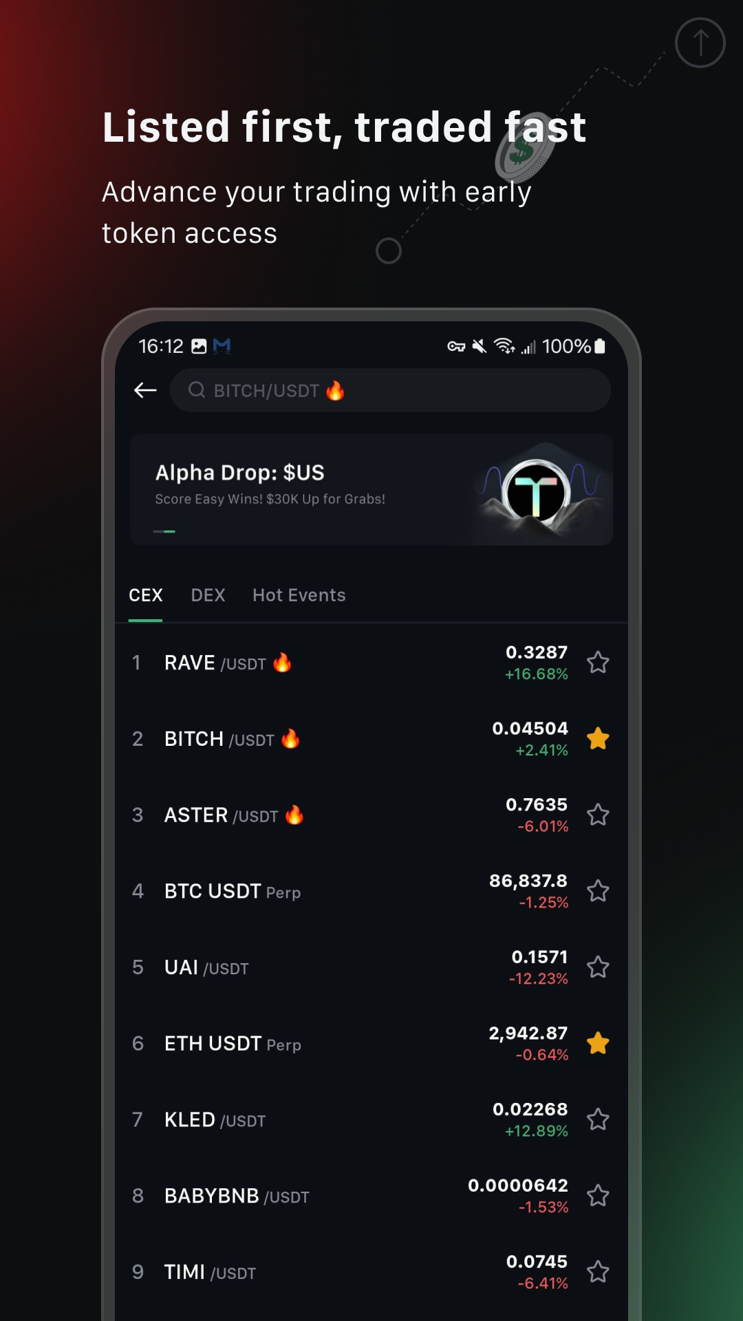 اسکرین شات 2 برنامه Ourbit: Buy Bitcoin & Crypto