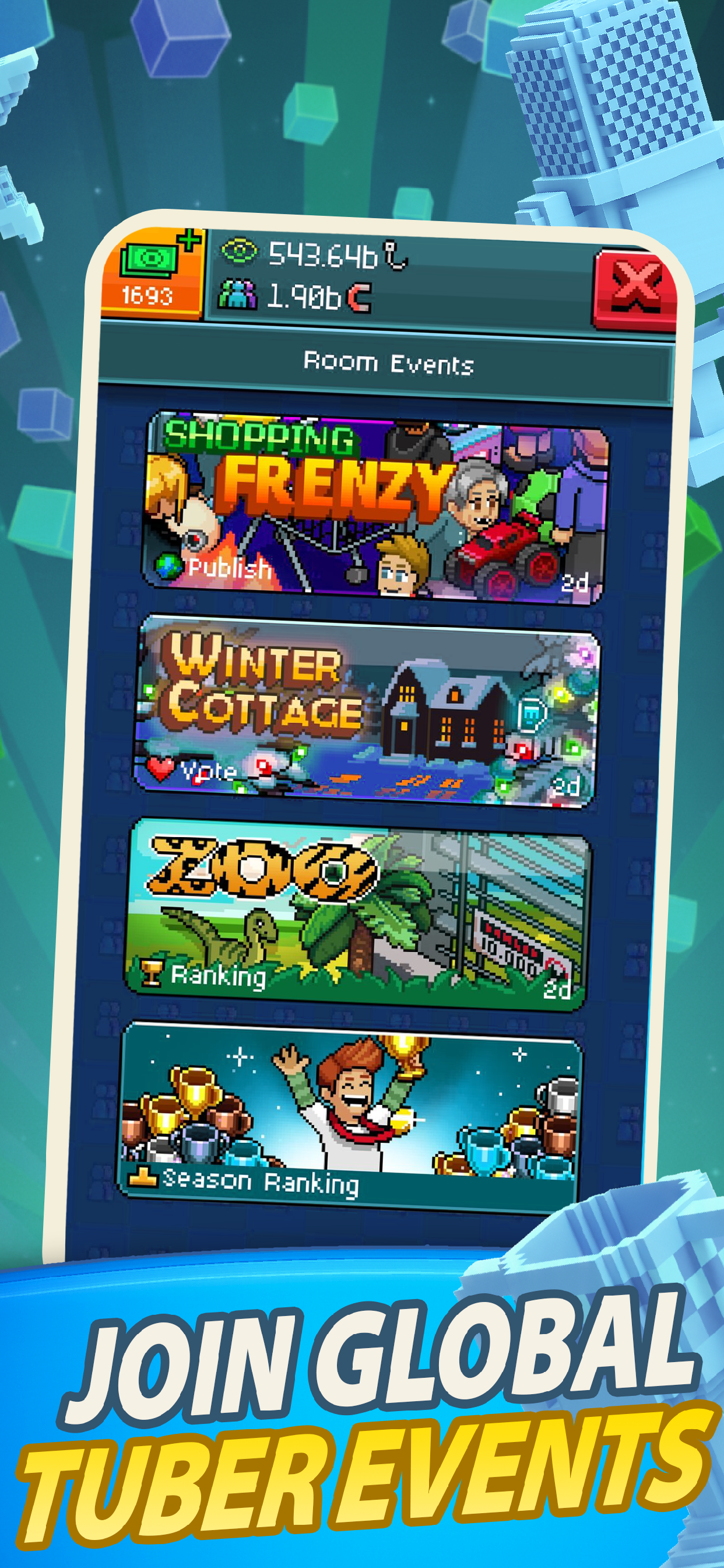 اسکرین شات 6 بازی PewDiePie's Tuber Simulator