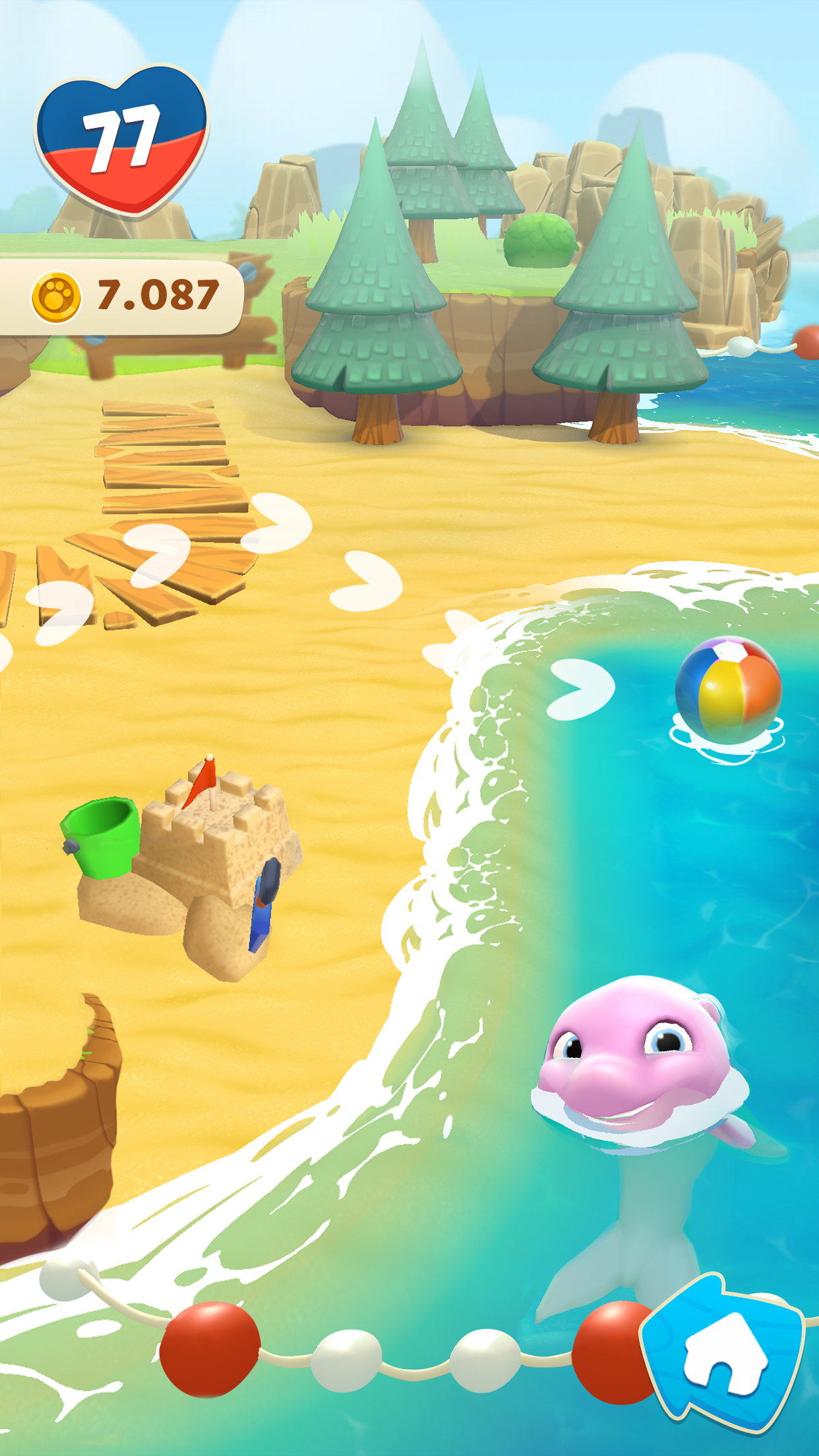 اسکرین شات 5 بازی My Talking Hank: Islands