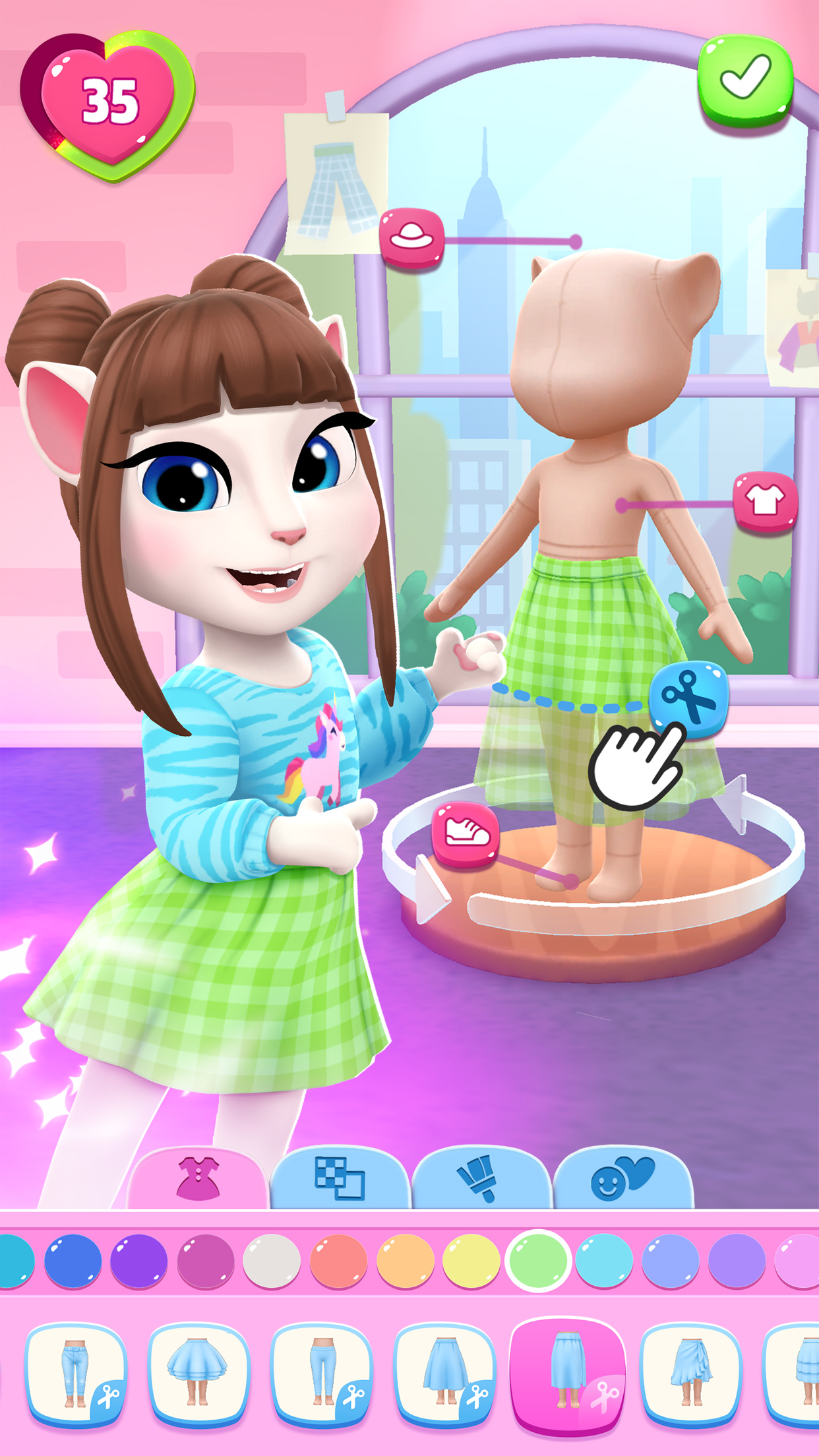 اسکرین شات 1 بازی My Talking Angela 2