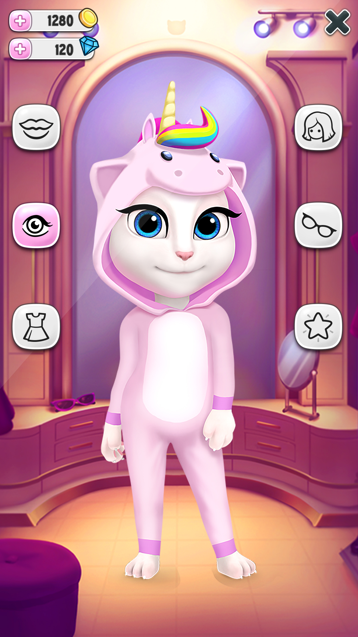اسکرین شات 4 بازی آنجلای سخنگو (My Talking Angela)
