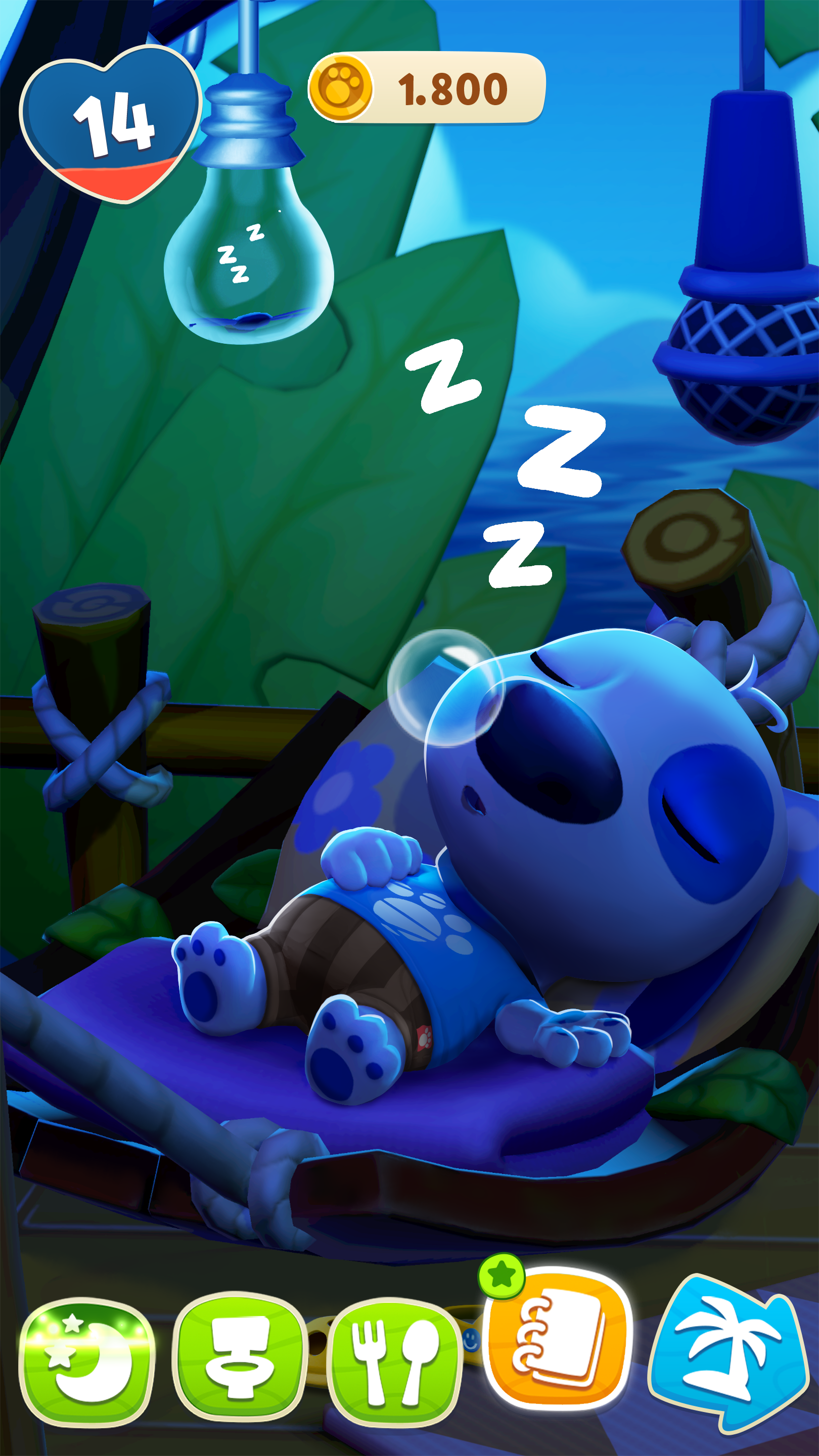 اسکرین شات 6 بازی My Talking Hank: Islands