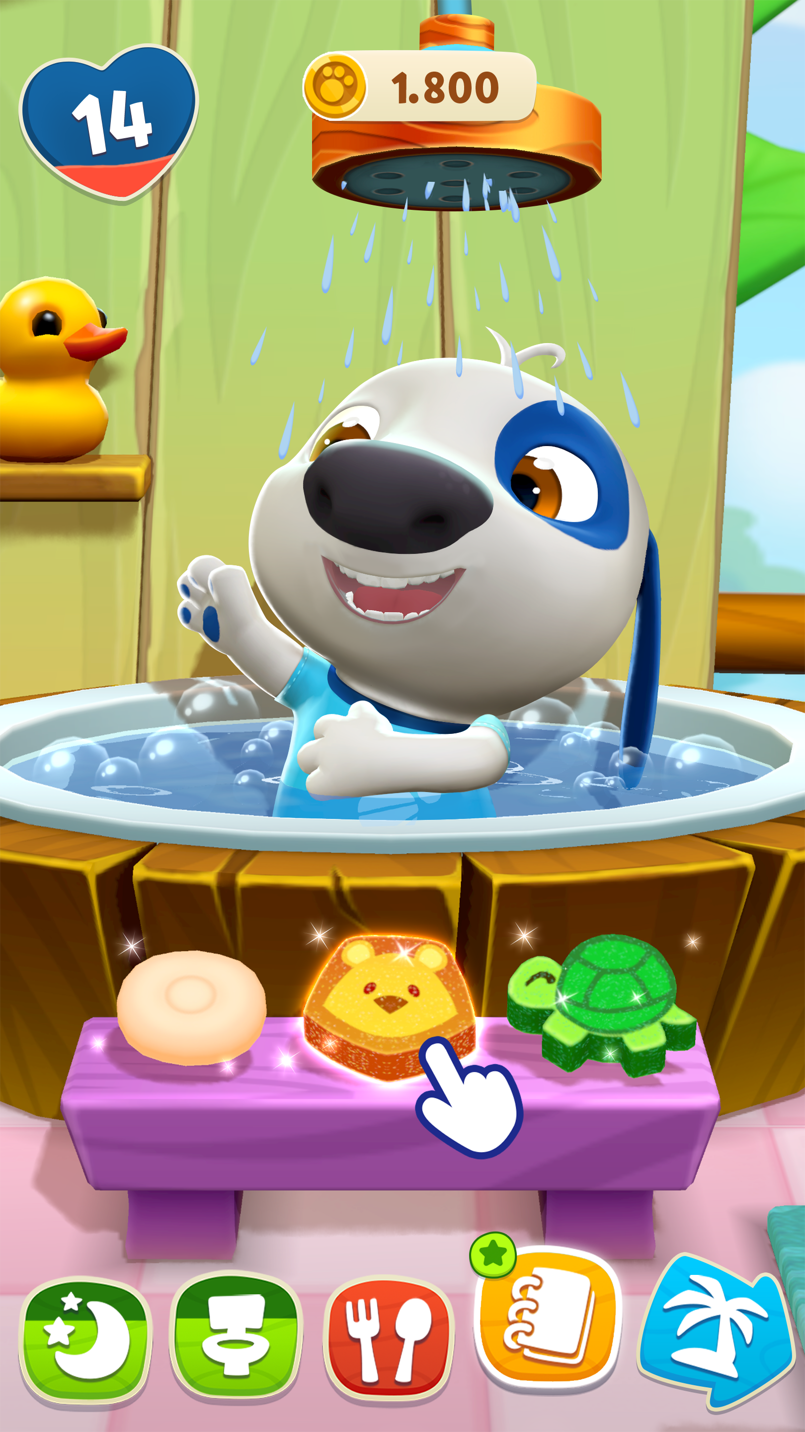 اسکرین شات 3 بازی My Talking Hank: Islands