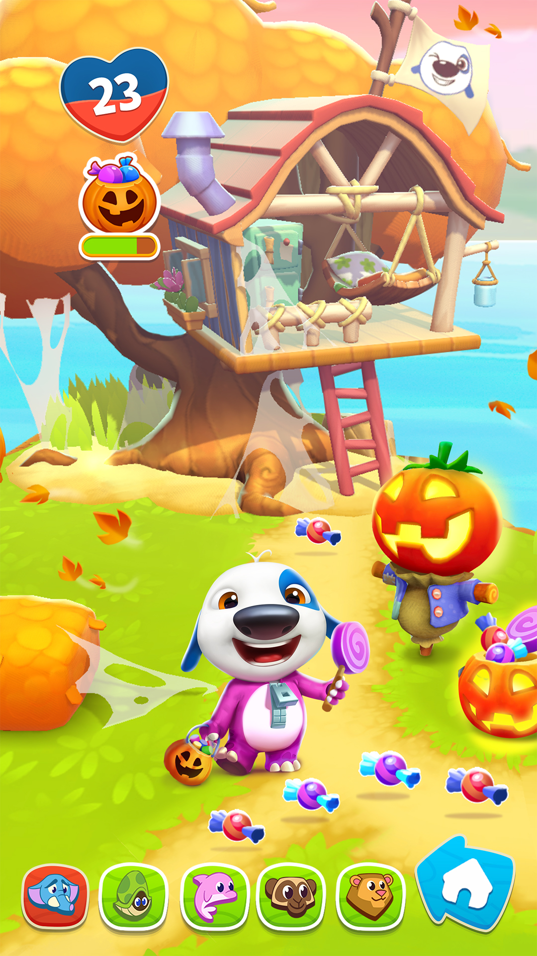 اسکرین شات 2 بازی My Talking Hank: Islands