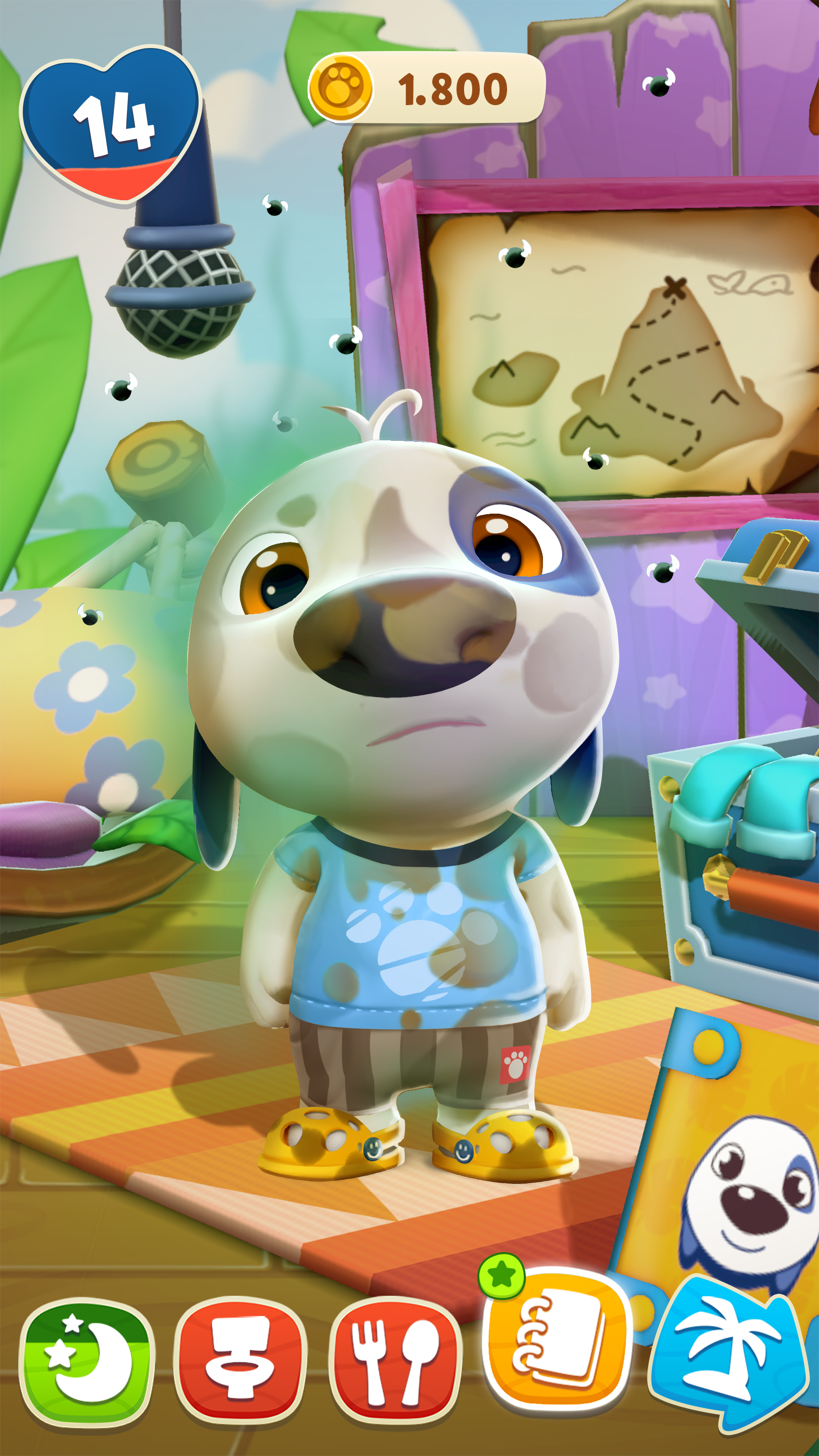 اسکرین شات 2 بازی My Talking Hank: Islands