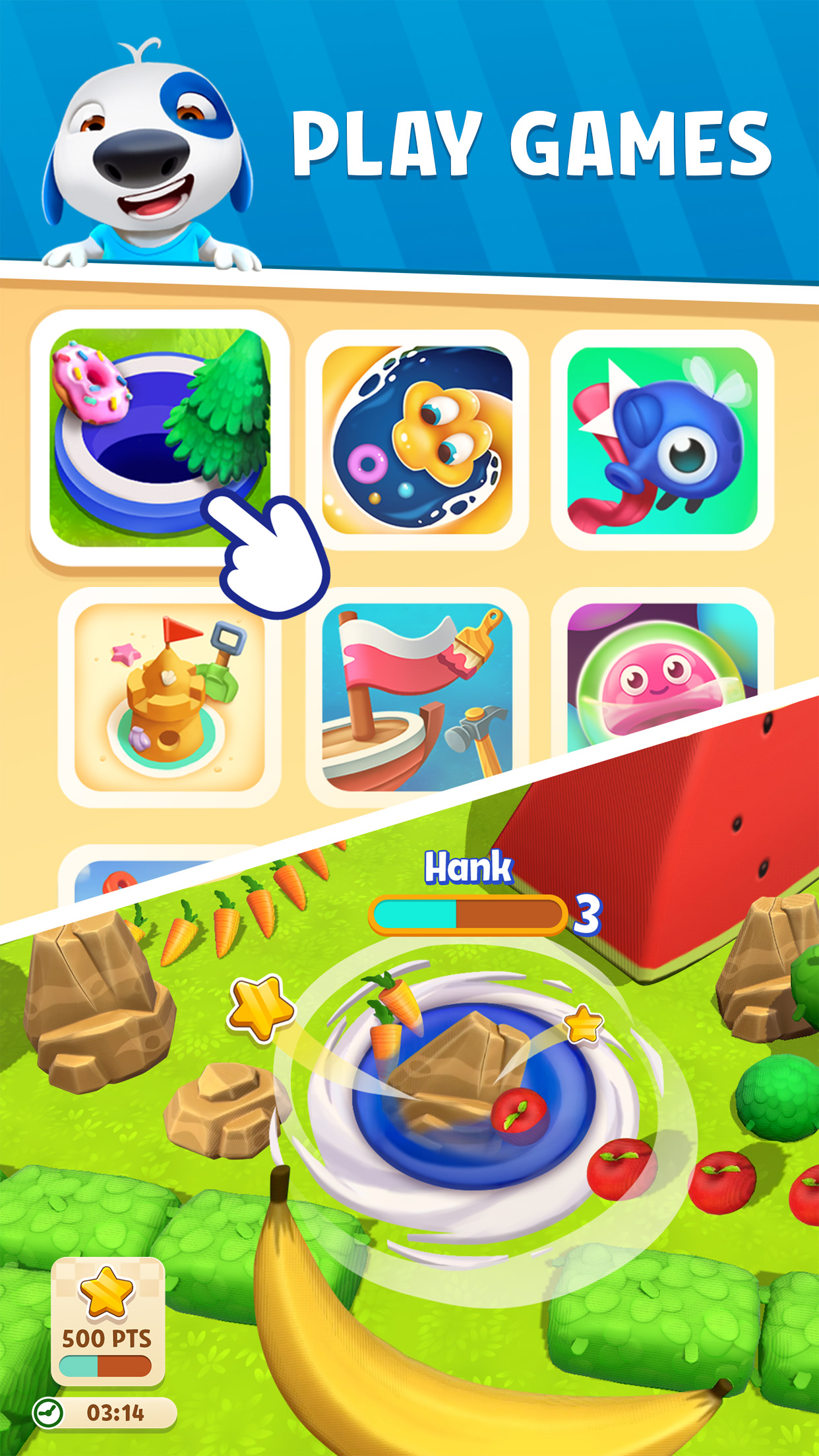 اسکرین شات 7 بازی My Talking Hank: Islands