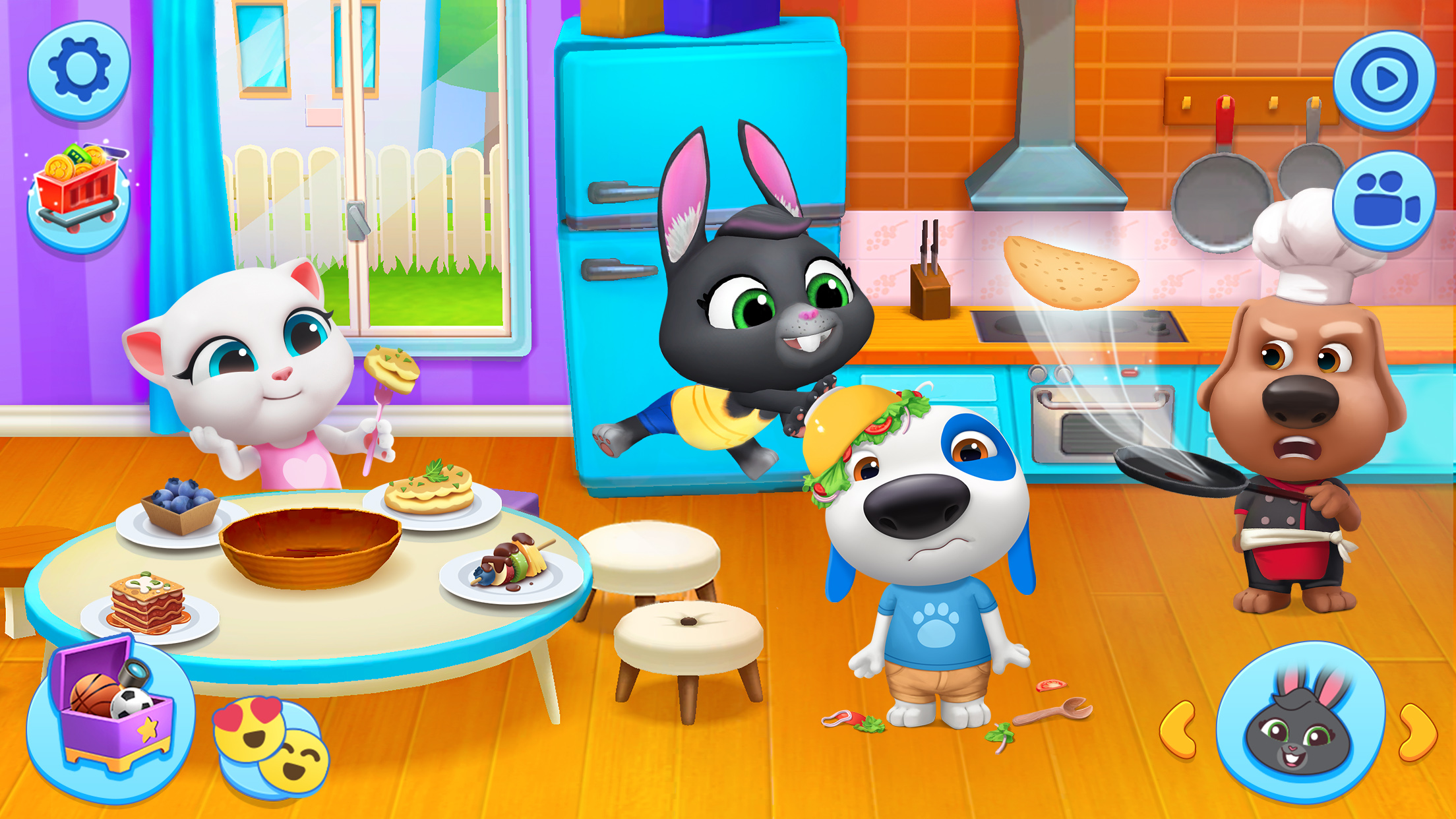 اسکرین شات 6 بازی My Talking Tom Friends