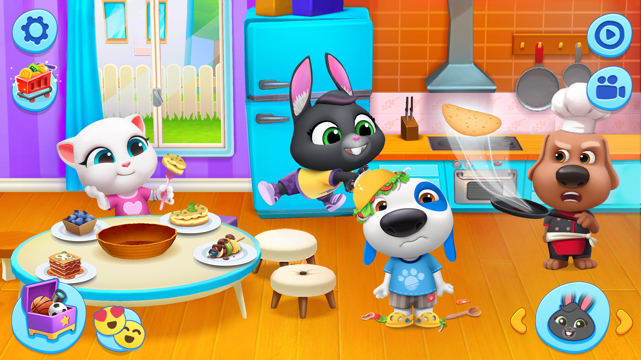 اسکرین شات 6 بازی My Talking Tom Friends