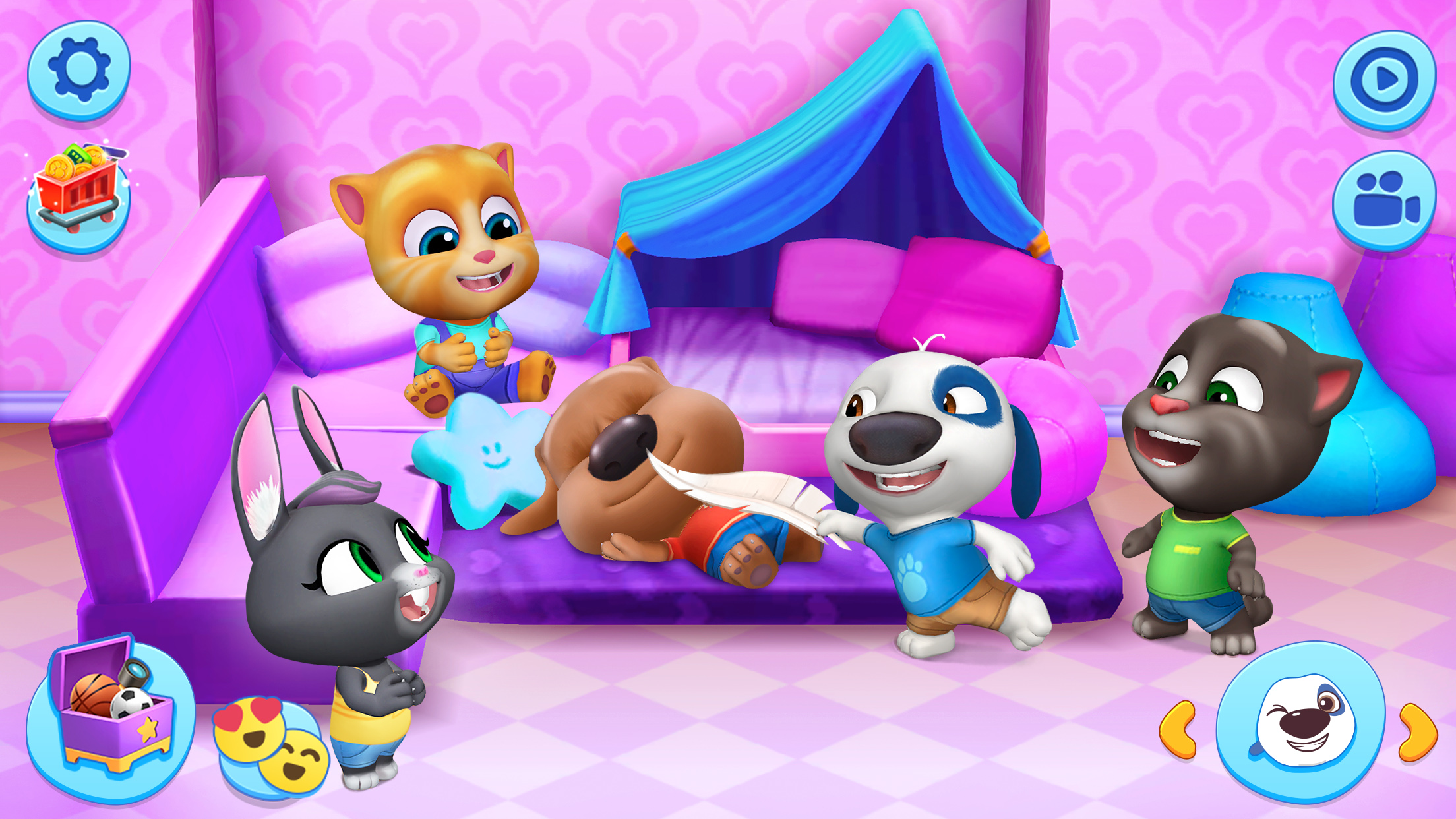 اسکرین شات 5 بازی My Talking Tom Friends