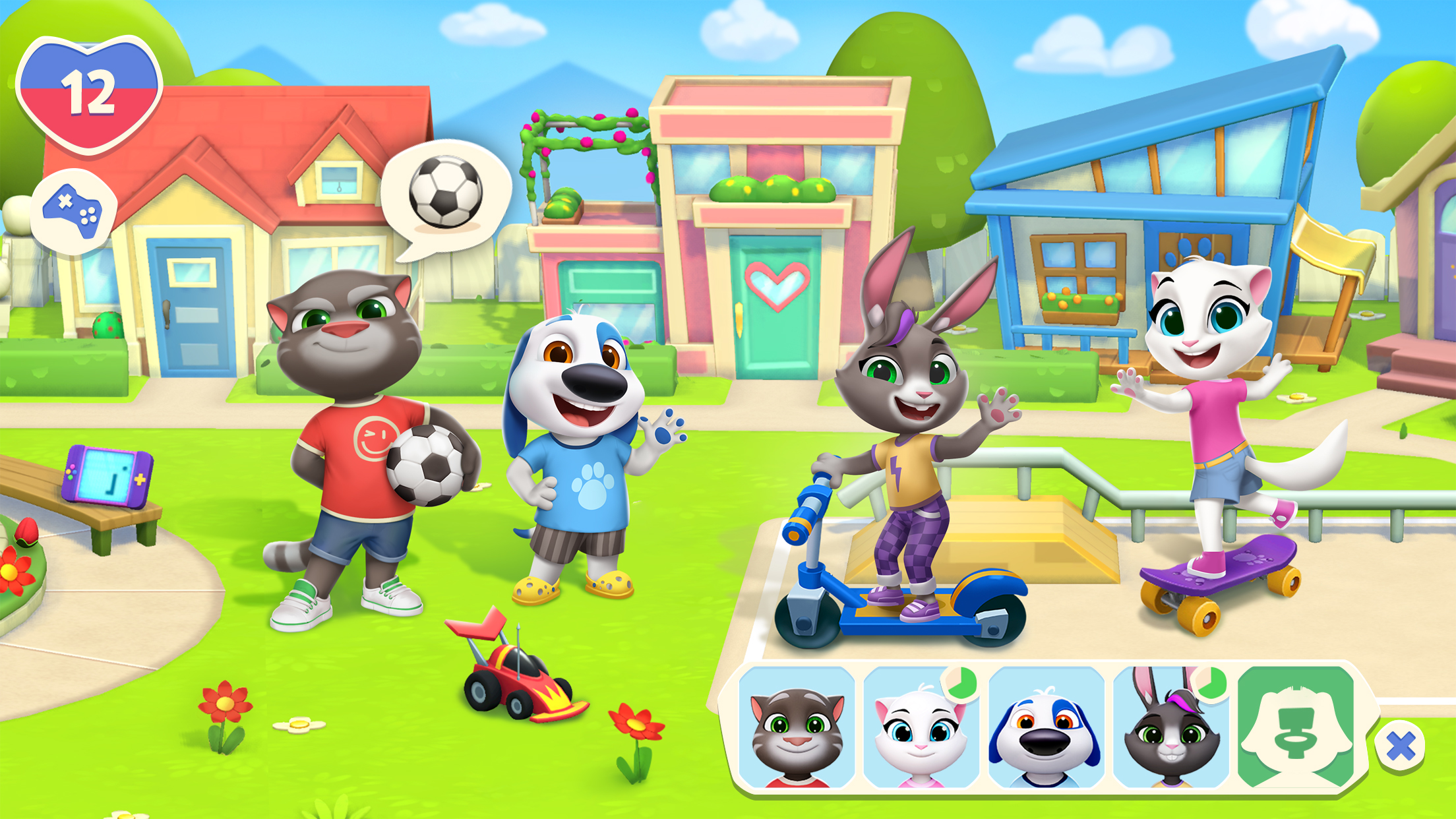 اسکرین شات 1 بازی My Talking Tom Friends 2