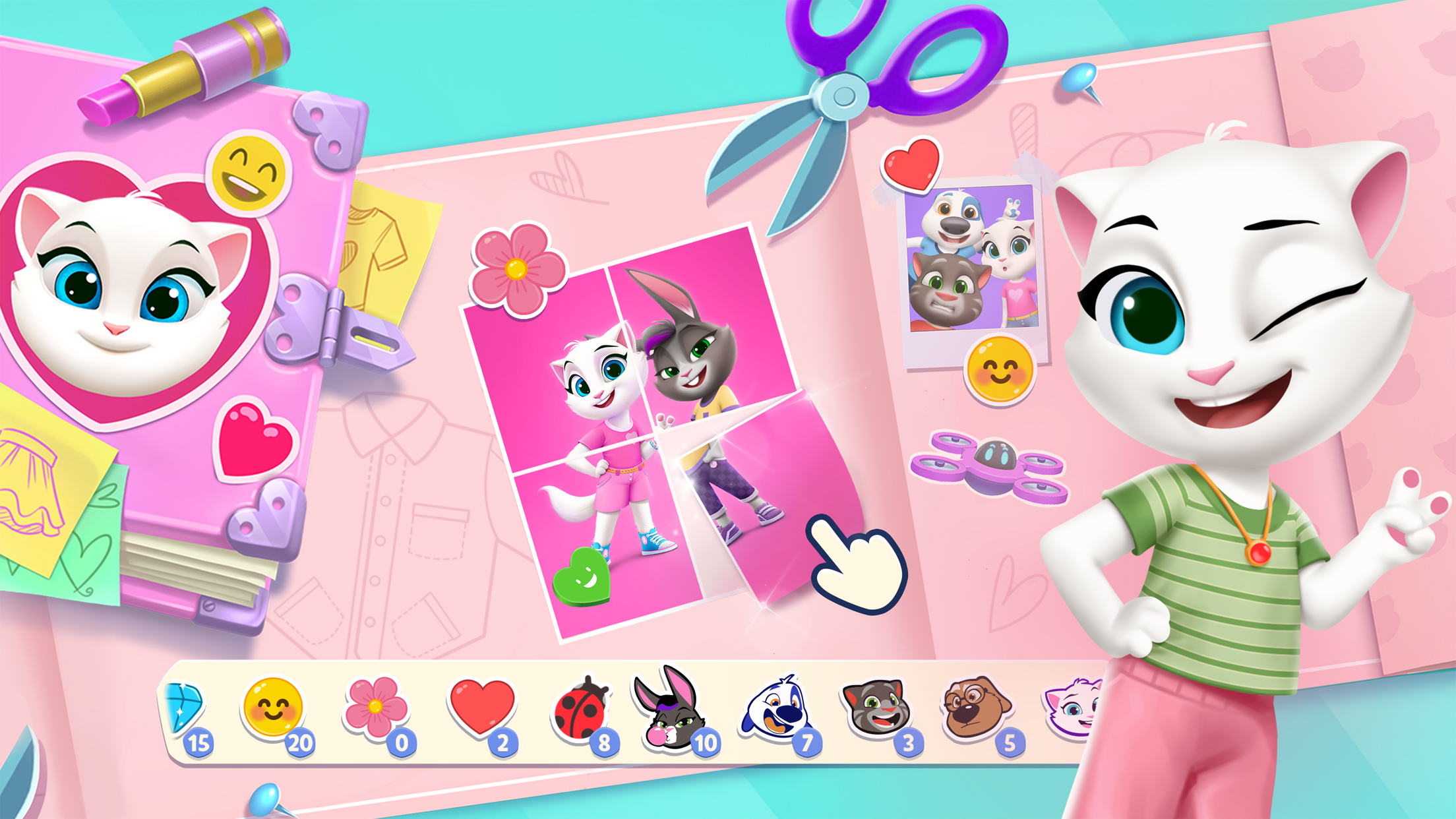 اسکرین شات 5 بازی My Talking Tom Friends 2