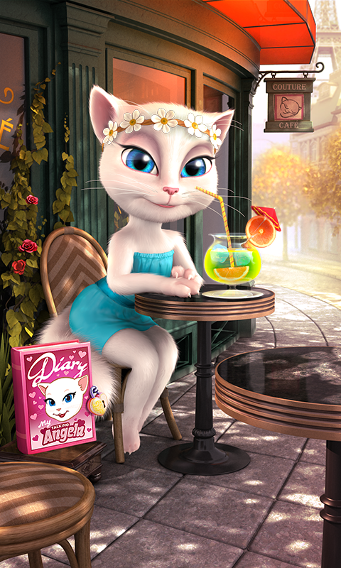 اسکرین شات 4 برنامه Talking Angela