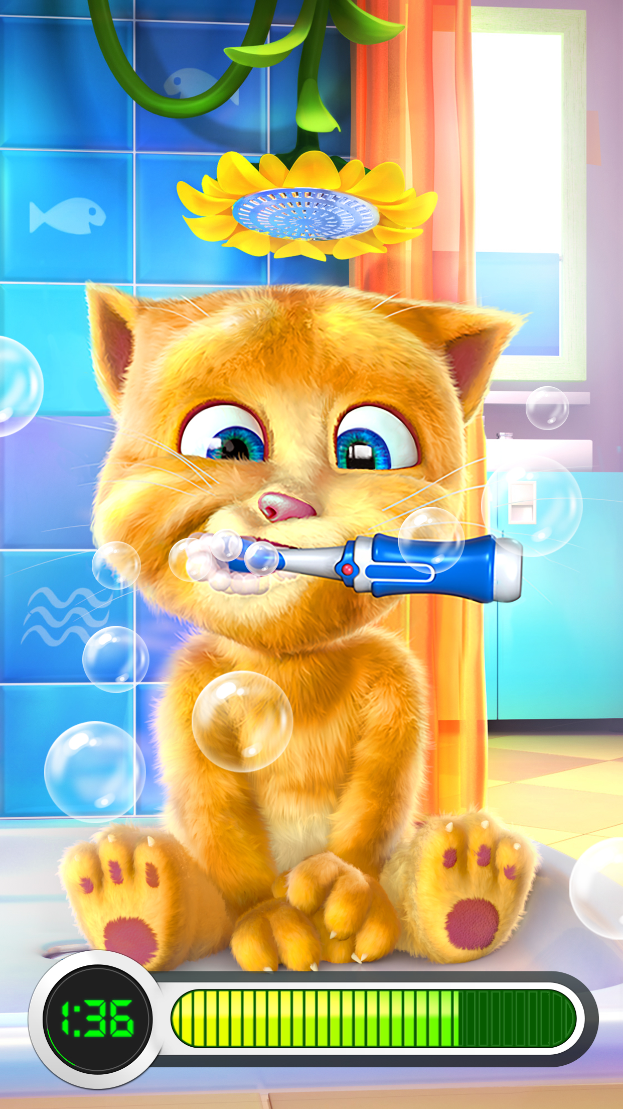 اسکرین شات 1 برنامه Talking Ginger