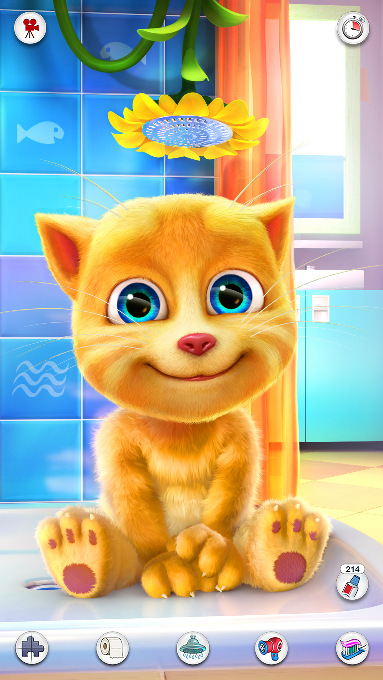 اسکرین شات 5 برنامه Talking Ginger