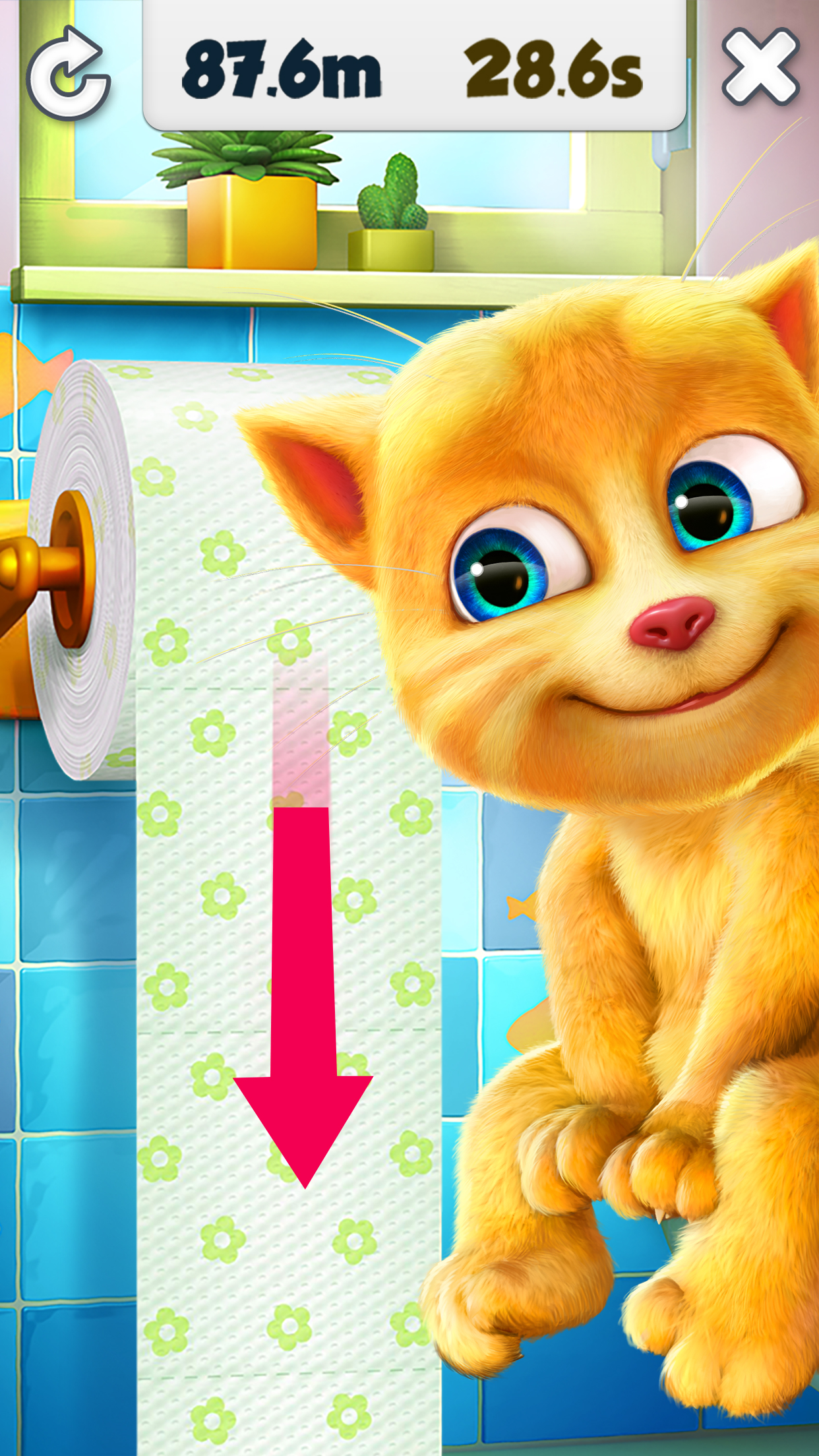 اسکرین شات 2 برنامه Talking Ginger