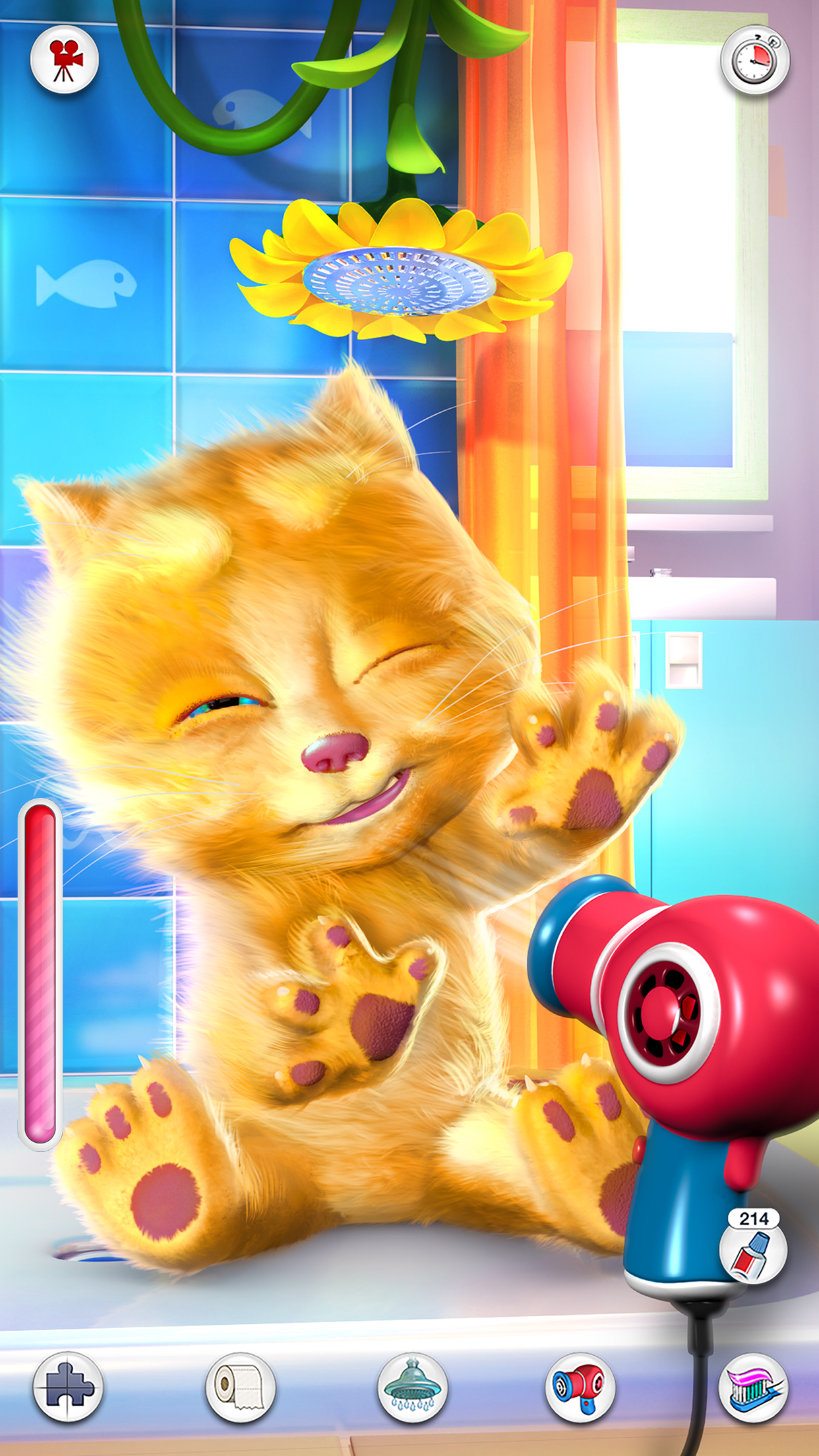 اسکرین شات 3 برنامه Talking Ginger