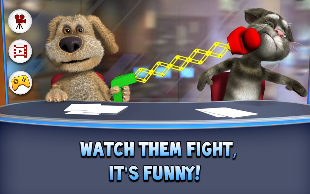 اسکرین شات 3 برنامه Talking Tom & Ben News