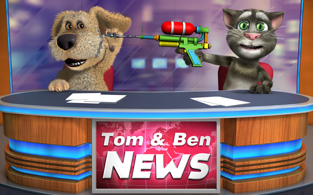 اسکرین شات 4 برنامه Talking Tom & Ben News