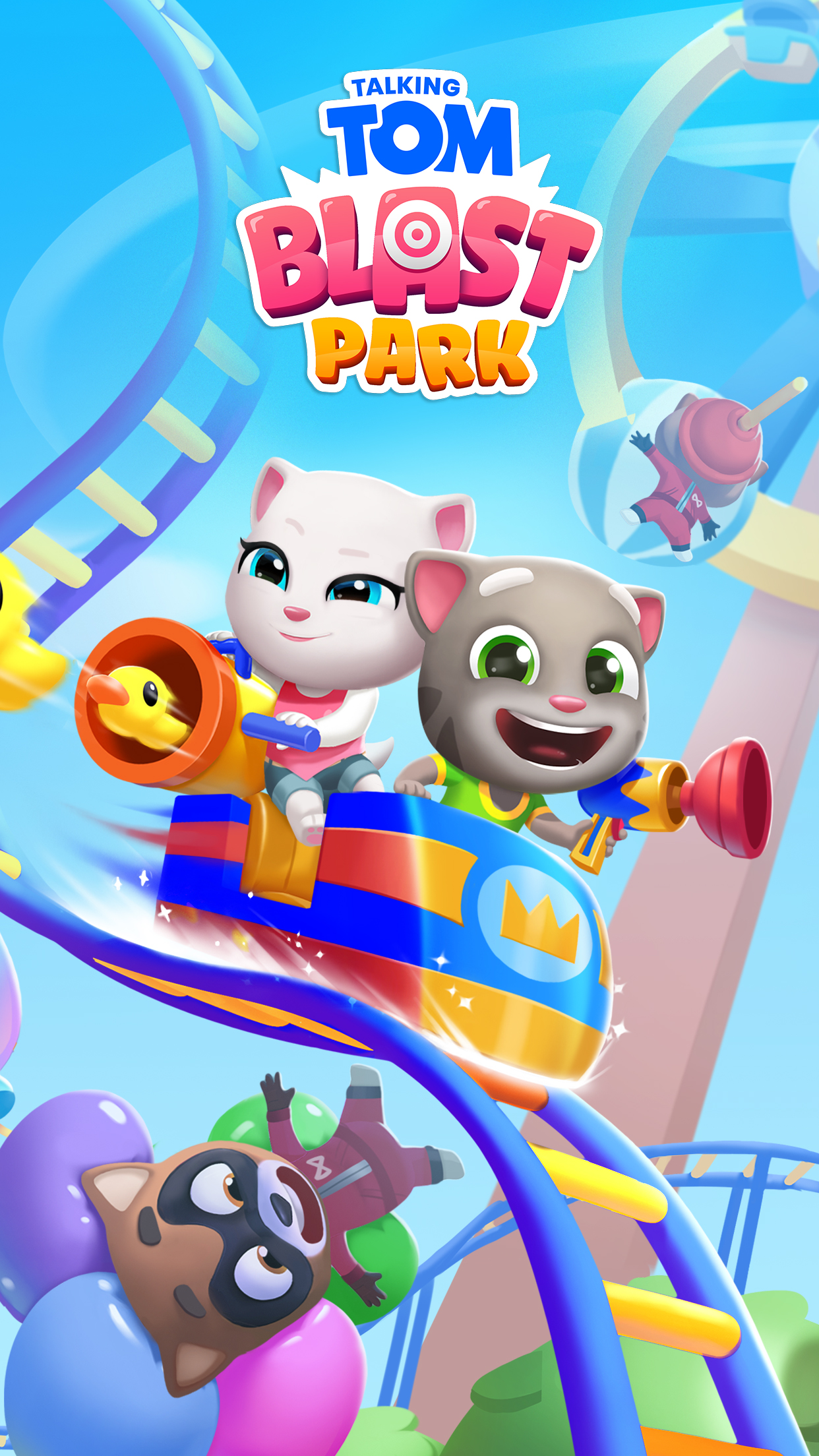 اسکرین شات 6 بازی Talking Tom Blast Park