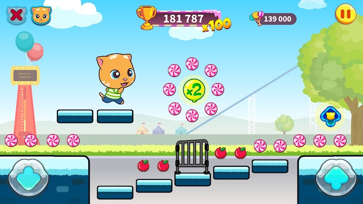 اسکرین شات 6 بازی Talking Tom Candy Run