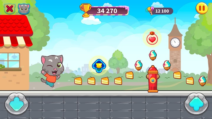 اسکرین شات 1 بازی Talking Tom Candy Run