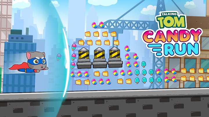 اسکرین شات 7 بازی Talking Tom Candy Run