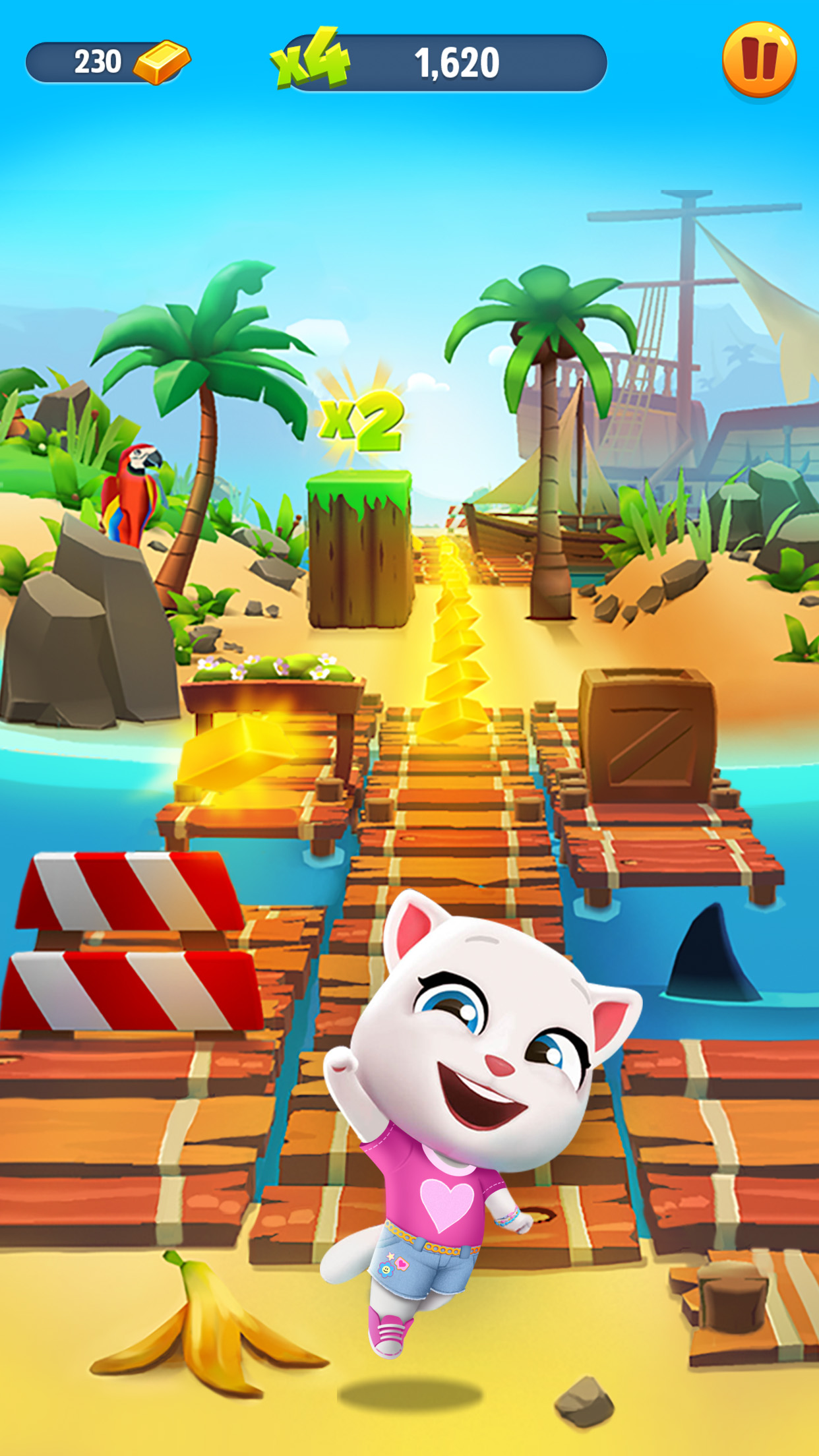 اسکرین شات 2 بازی Talking Tom Gold Run