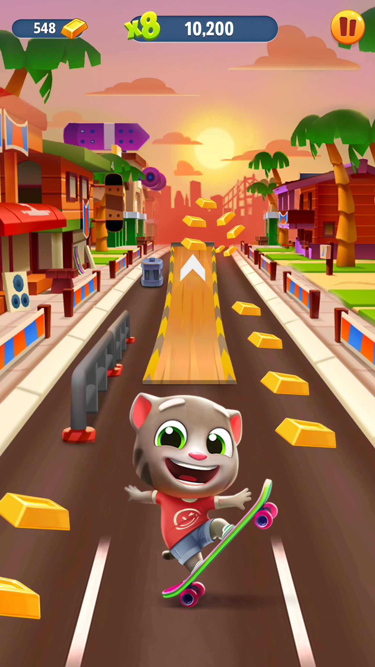 اسکرین شات 1 بازی Talking Tom Gold Run