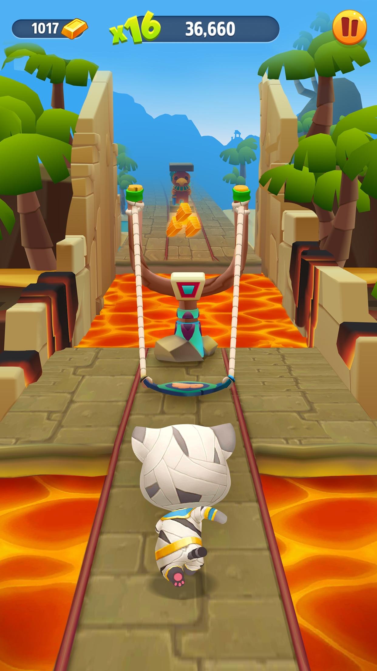 اسکرین شات 6 بازی Talking Tom Gold Run