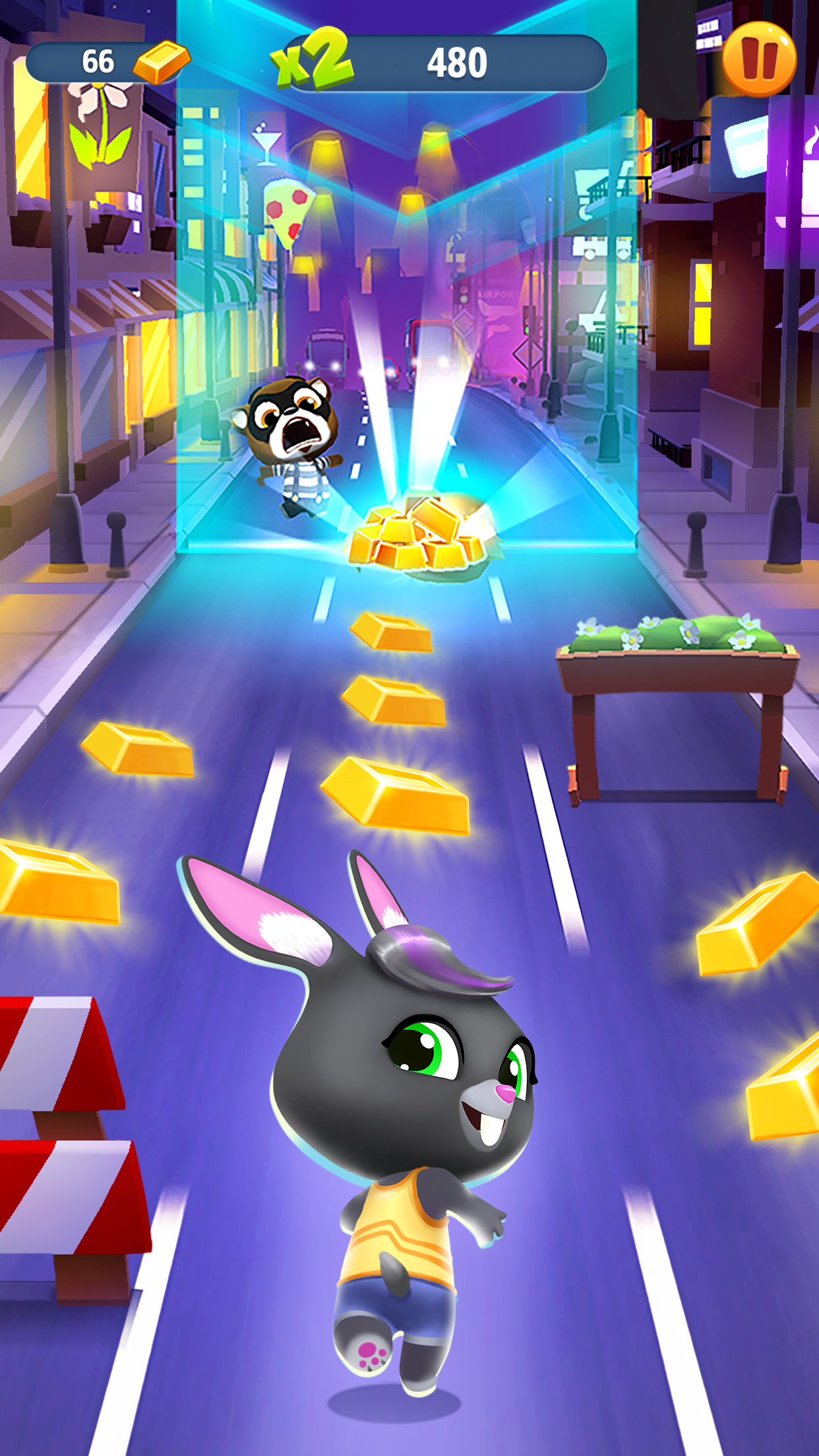 اسکرین شات 3 بازی Talking Tom Gold Run