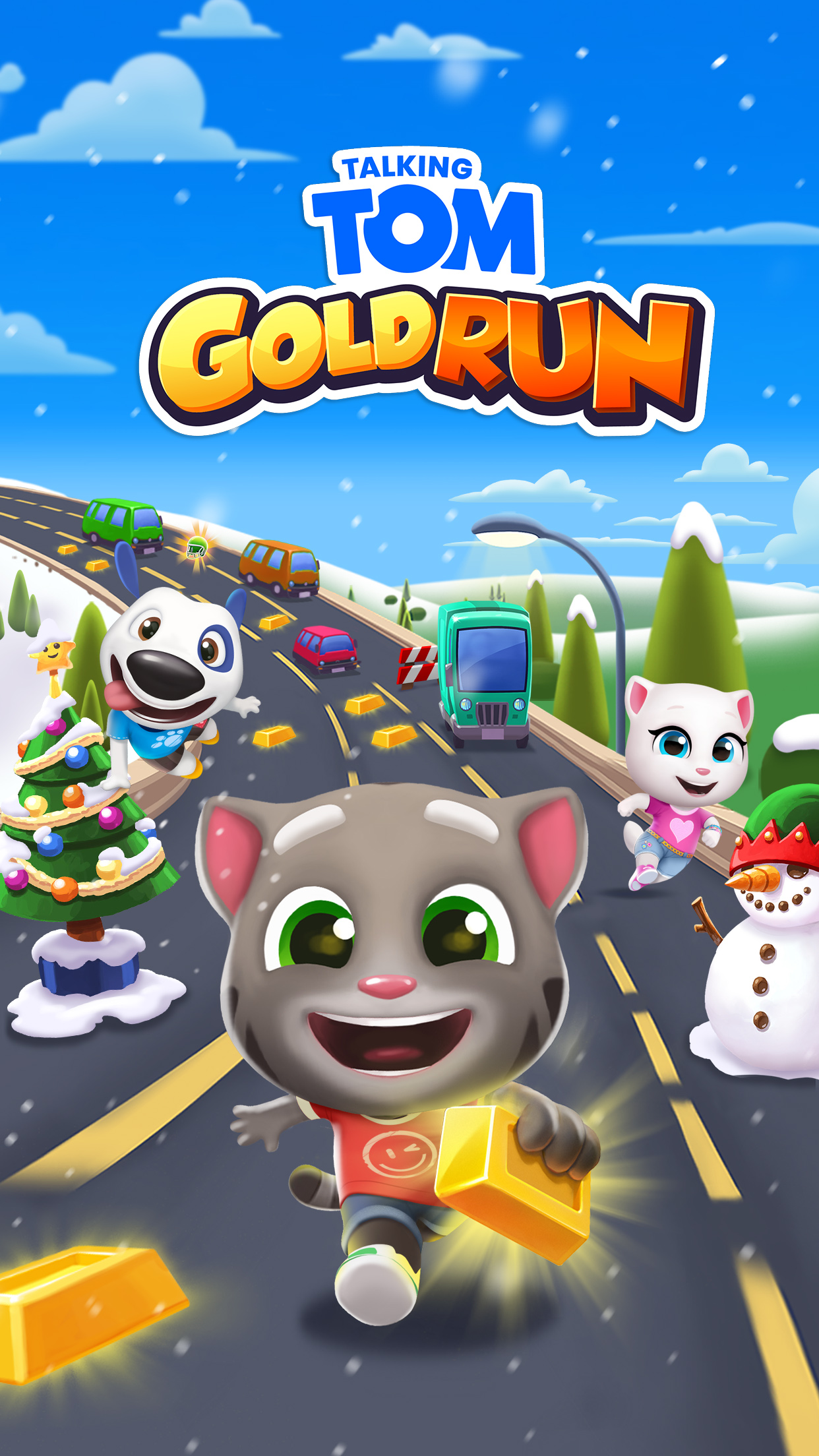 اسکرین شات 8 بازی Talking Tom Gold Run
