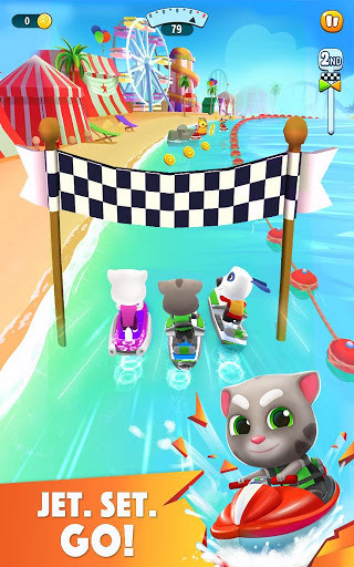 اسکرین شات 7 بازی Talking Tom Jetski 2