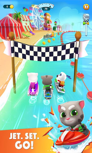 اسکرین شات 1 بازی Talking Tom Jetski 2