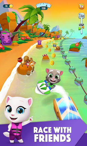 اسکرین شات 4 بازی Talking Tom Jetski 2