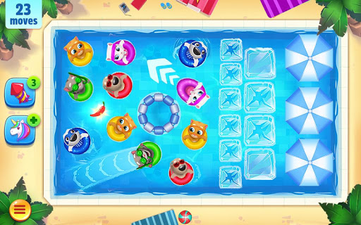 اسکرین شات 6 بازی Talking Tom Pool - Puzzle Game