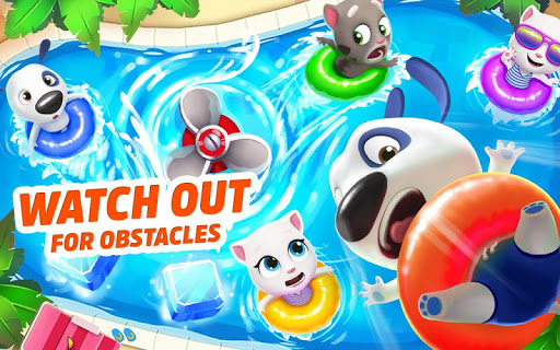 اسکرین شات 3 بازی Talking Tom Pool - Puzzle Game