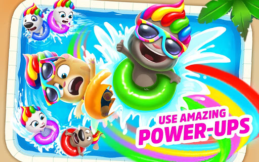اسکرین شات 4 بازی Talking Tom Pool - Puzzle Game