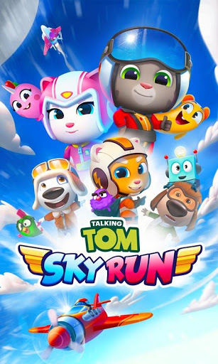 اسکرین شات 8 بازی Talking Tom Sky Run: The Fun New Flying Game