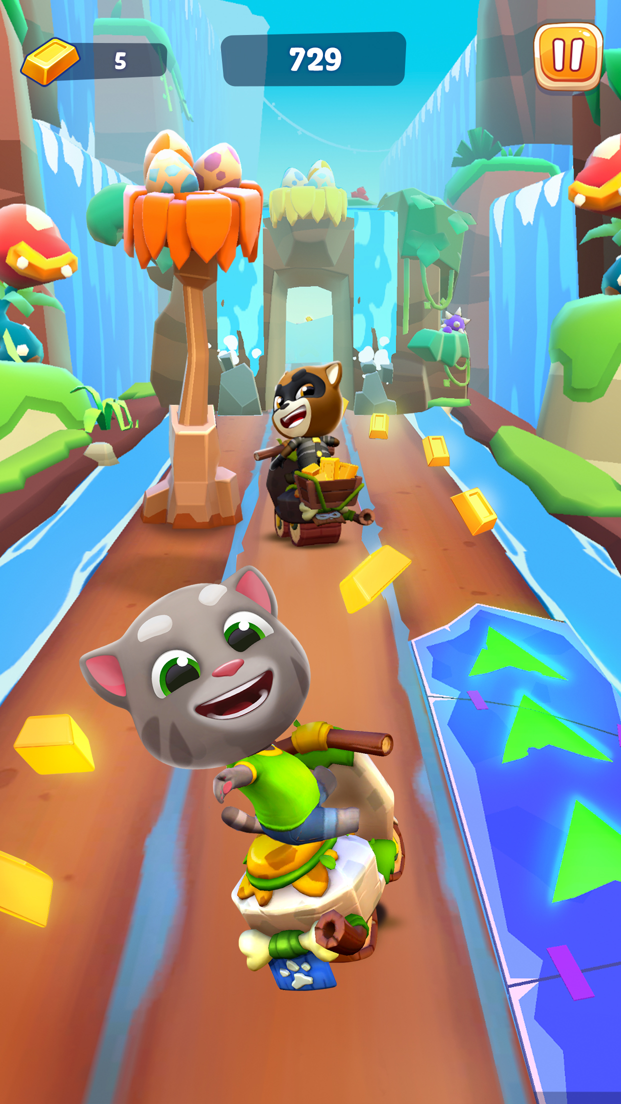 اسکرین شات 1 بازی Talking Tom Time Rush