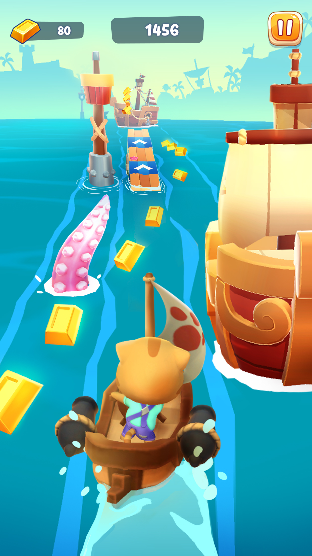 اسکرین شات 4 بازی Talking Tom Time Rush