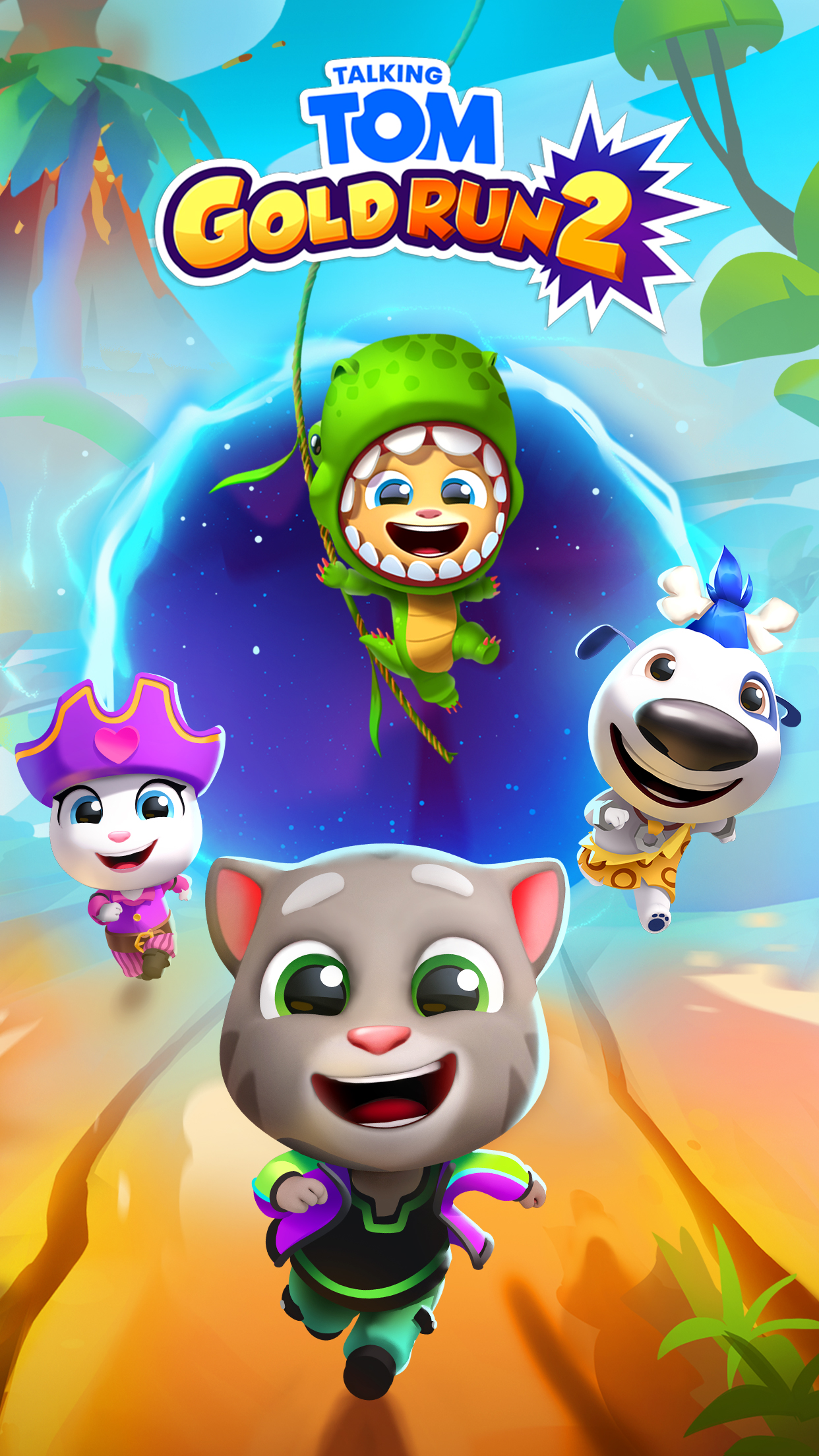 اسکرین شات 7 بازی Talking Tom Gold Run 2