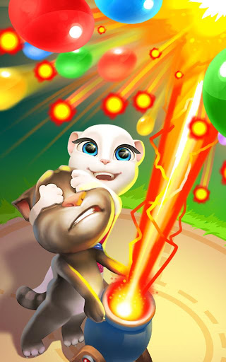 اسکرین شات 7 بازی Talking Tom Bubble Shooter